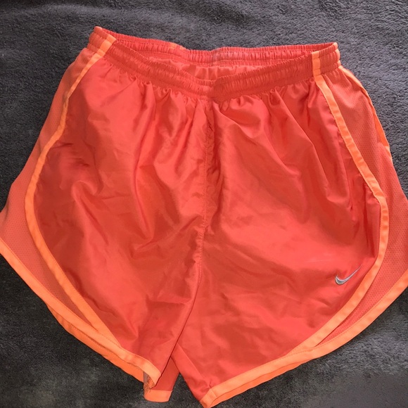 Orange Nike Running Shorts - Picture 1 of 4